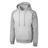 Толстовка с капюшоном «Dublin» мужская, серый меланж/белый меланж