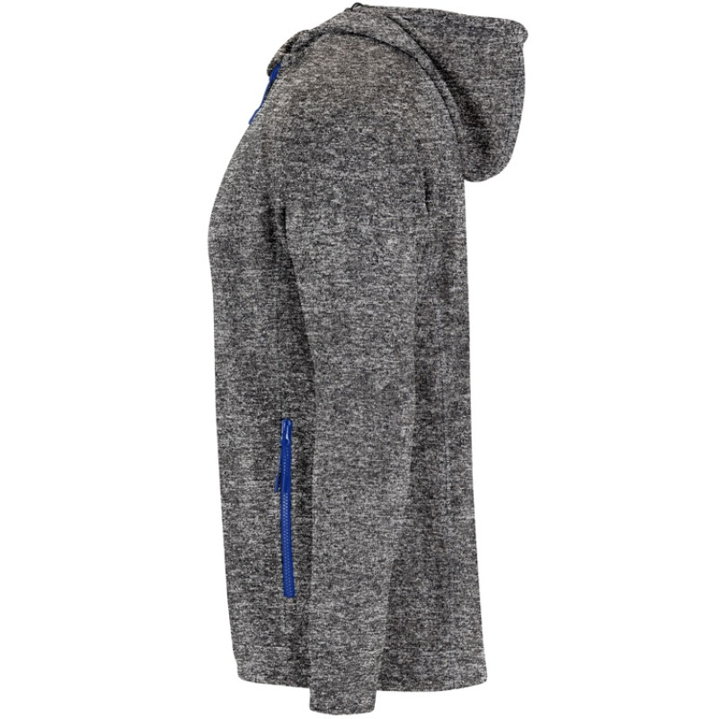 Толстовка на молнии "Everest", меланжевый черный