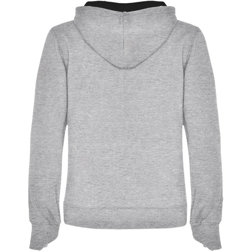 Толстовка с капюшоном "Urban" женская, серый/черный