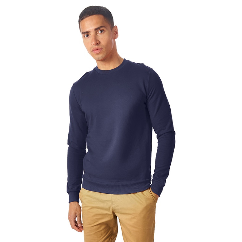 Свитшот "Motion" унисекс с начесом, нэви