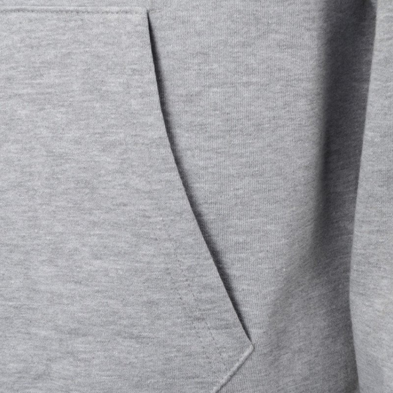 Толстовка унисекс "Stream" с капюшоном, серый меланж