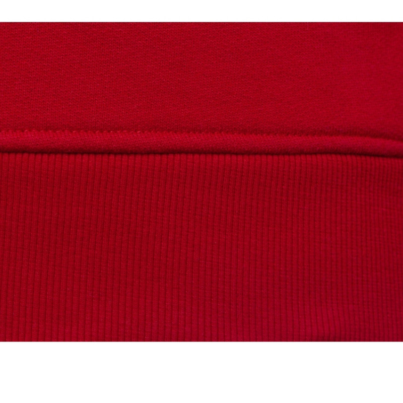 Толстовка оверсайз с капюшоном на молнии «Monaco», красный