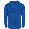 Толстовка на молнии "Everest", меланжевый королевский синий