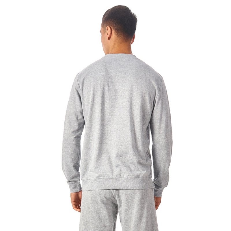 Свитшот «Warsaw» 220гр, унисекс, серый меланж