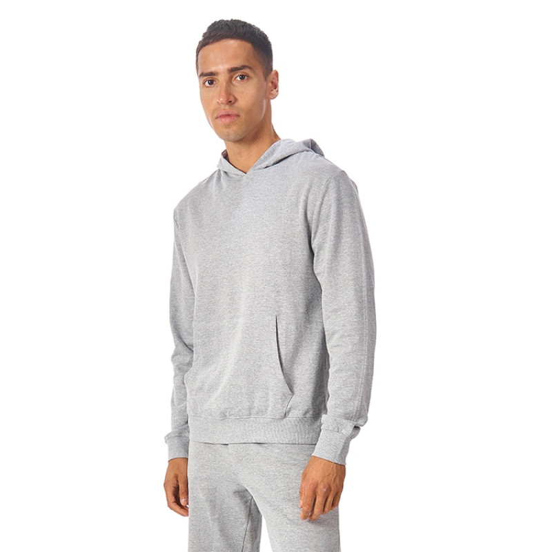 Худи «Warsaw», футер 220гр, серый меланж Худи «Warsaw», футер 220гр, серый меланж