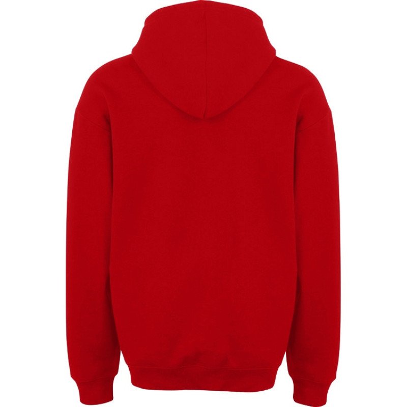Толстовка с капюшоном оверсайз «Berlin» унисекс, красный