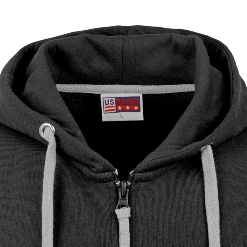 Толстовка на молнии "Perform" мужская, черный