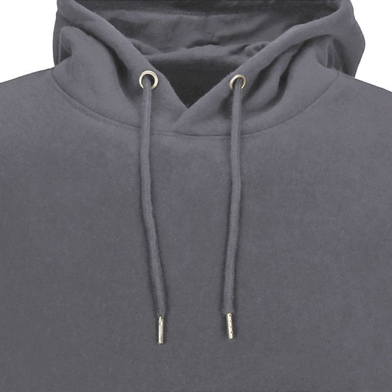 Толстовка с капюшоном оверсайз «Lisbon» унисекс, темно-серый