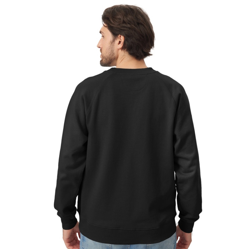 Свитшот оверсайз с рукавом реглан «Belgrade», унисекс, черный