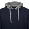 Толстовка с капюшоном "Amsterdam" мужская, темно-синий/серый меланж