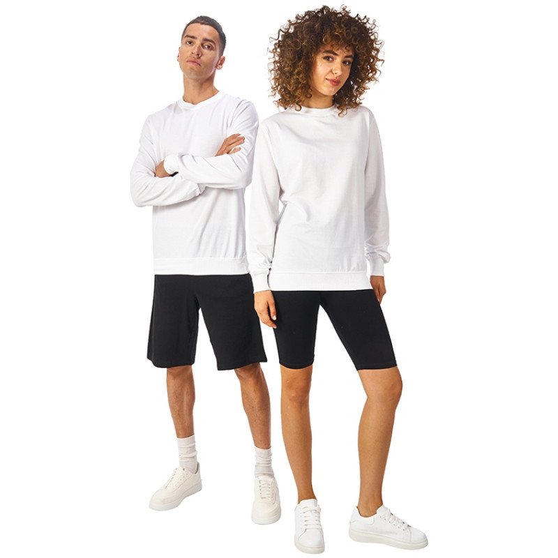 Свитшот «Warsaw» 220гр, унисекс, белый