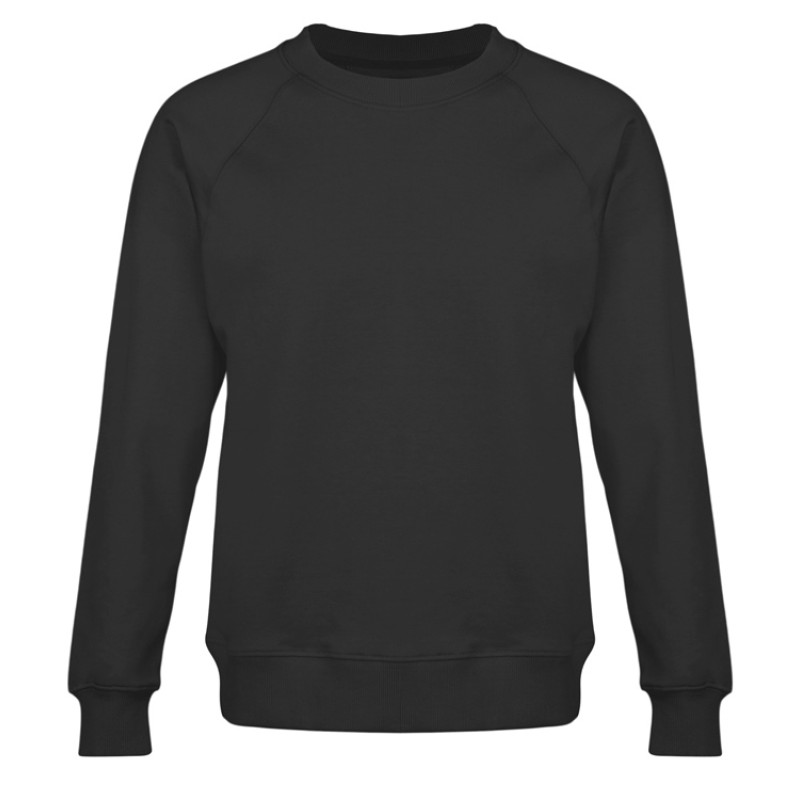 Свитшот оверсайз с рукавом реглан «Belgrade», унисекс, черный