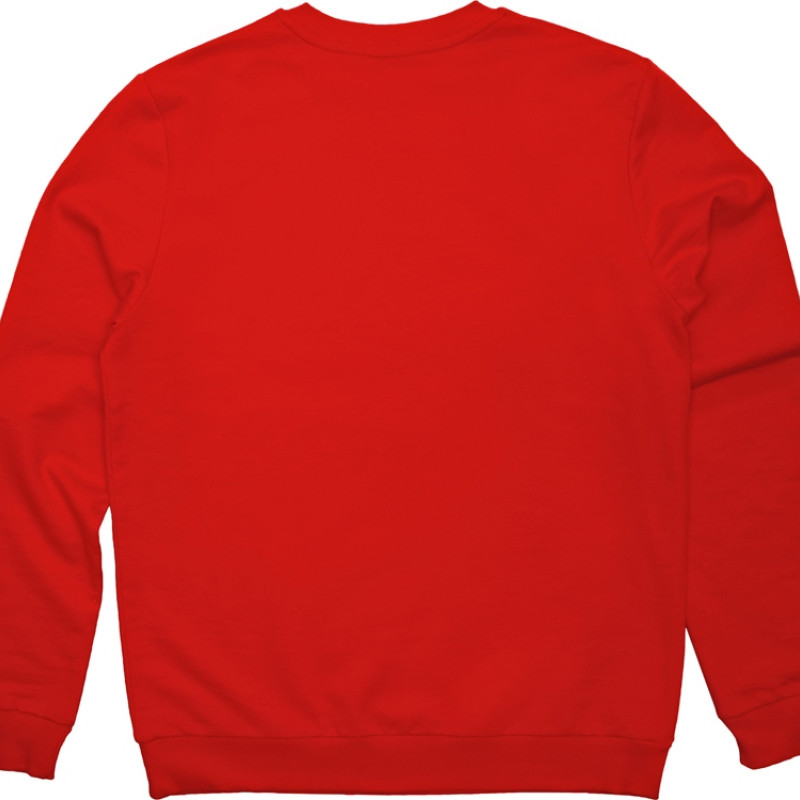 Свитшот "Motion" унисекс с начесом, красный