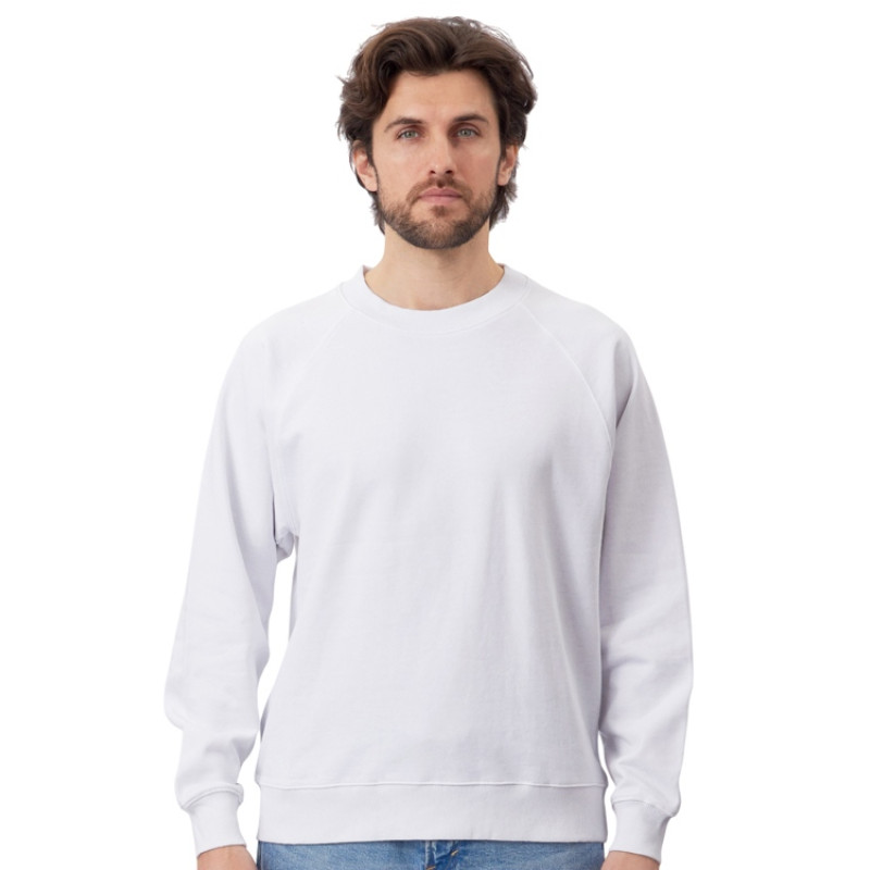 Свитшот оверсайз с рукавом реглан «Belgrade», унисекс, белый