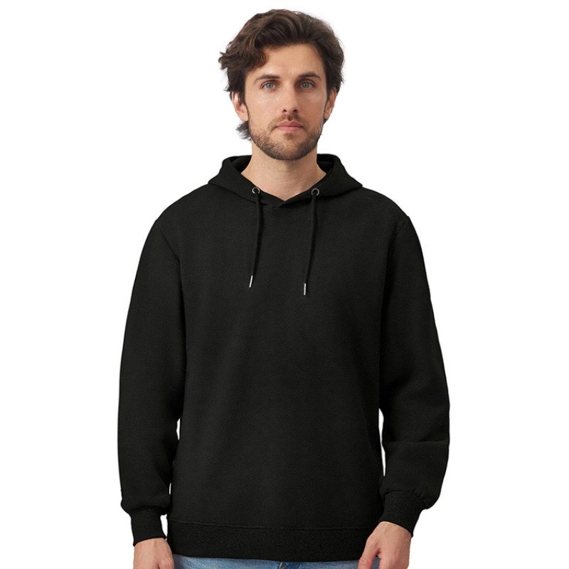 Толстовка с капюшоном оверсайз «Lisbon» унисекс, черный