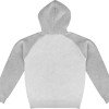 Толстовка с капюшоном «Dublin» мужская, серый меланж/белый меланж