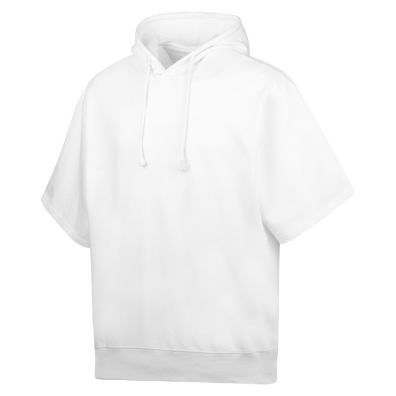 Худи оверсайз с коротким рукавом «Warsaw» унисекс, белый