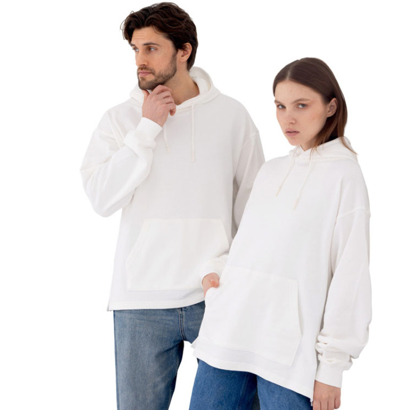 Худи оверсайз «Alpha.01» унисекс, молочный