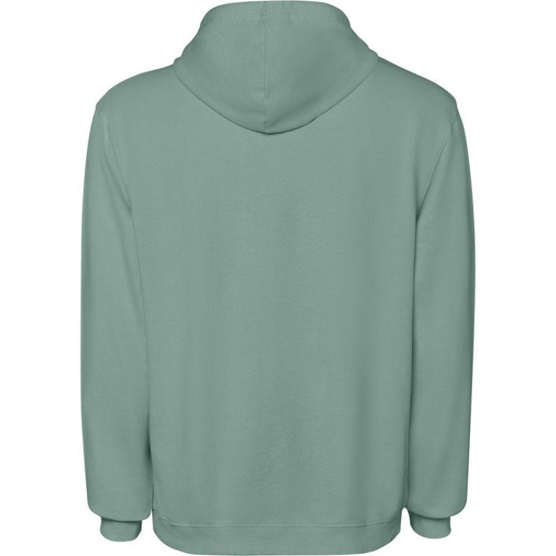 Толстовка с капюшоном «KENIA» унисекс, сине-зеленый выстиранный