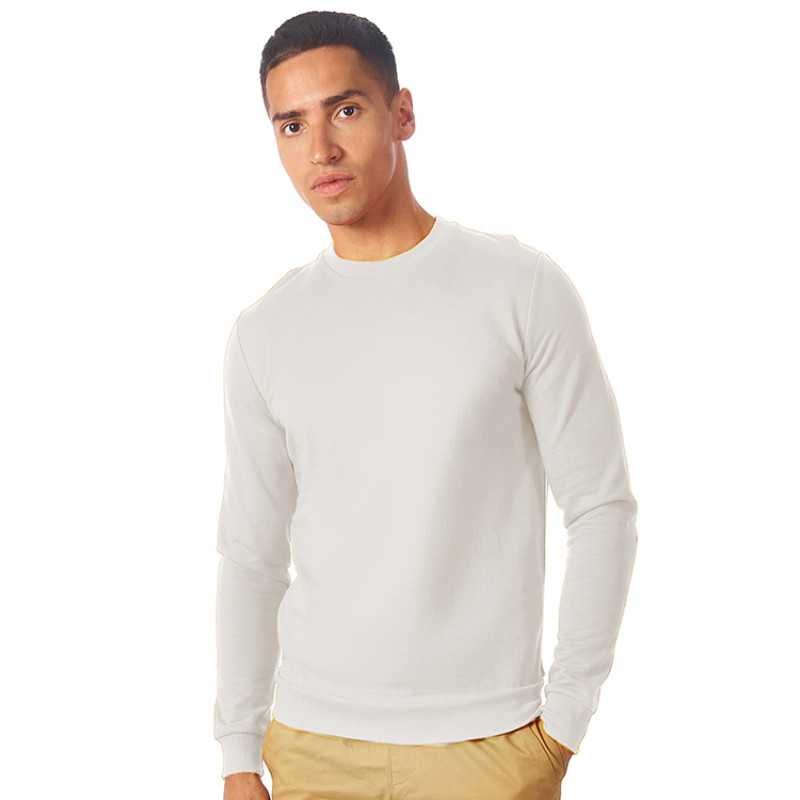 Свитшот "Motion" унисекс с начесом, белый