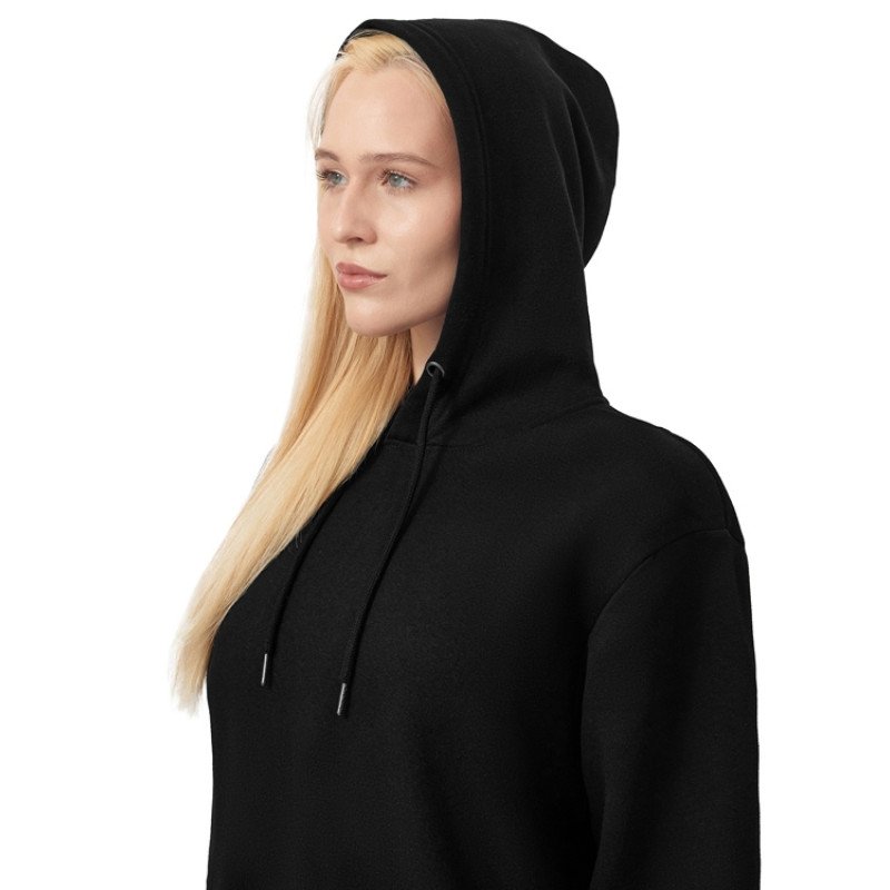 Толстовка с капюшоном оверсайз «Lisbon» унисекс, черный