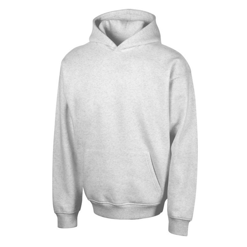 Толстовка с капюшоном оверсайз «Berlin» унисекс, белый меланж