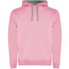 Толстовка с капюшоном "Urban" мужская, светло-розовый/серый меланж