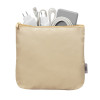 Органайзер для электроники и проводов "Amalia" из полиэстера 300D с подкладкой, бежевый