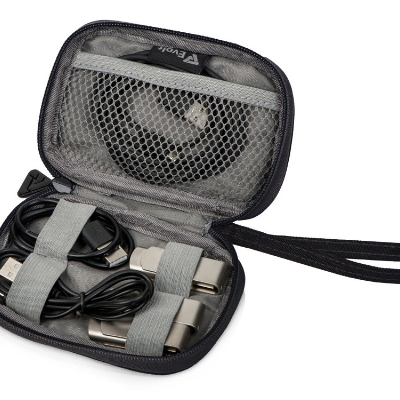 Органайзер для проводов «Keep Organized S», черный (140*100*25)