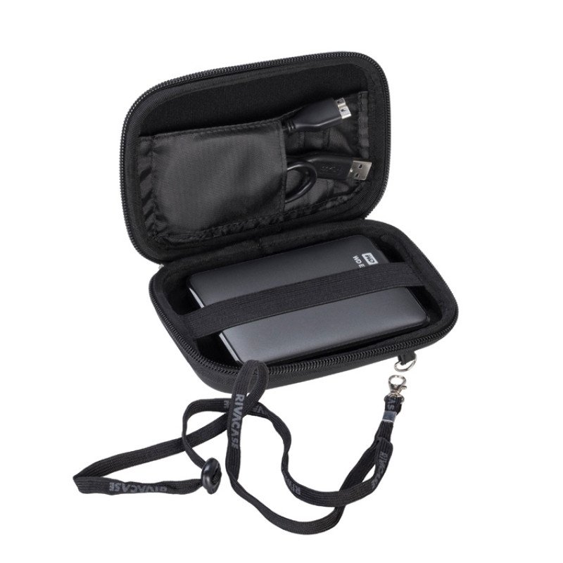 Чехол для жесткого диска из кожзама 9101, черный