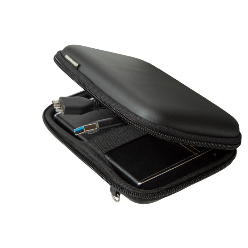 Чехол для жесткого диска из кожзама 9102, черный