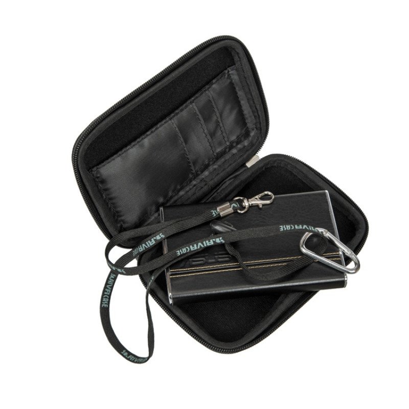 Чехол для жесткого диска из кожзама 9102, черный