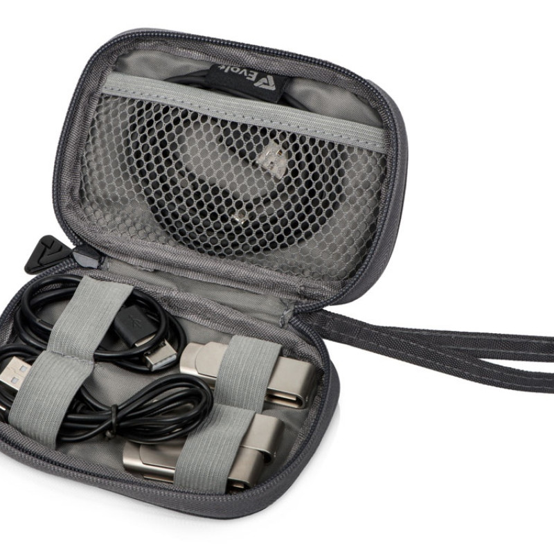 Органайзер для проводов «Keep Organized S», темно-серый (140*100*25)