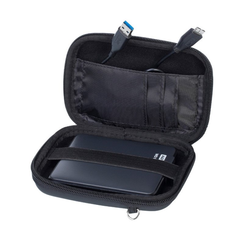 Чехол для жесткого диска из кожзама 9101, черный