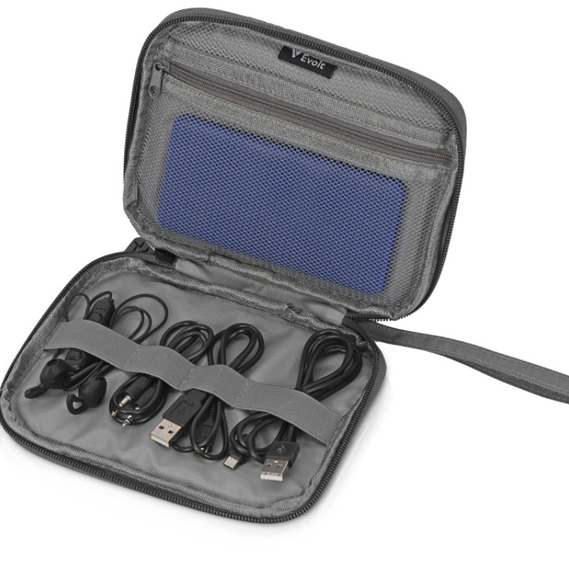 Органайзер для проводов и электроники "Keep Organized M", темно-серый