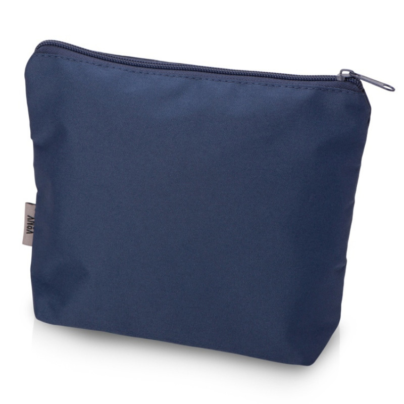 Органайзер для электроники и проводов "Amalia" из полиэстера 300D с подкладкой, темно-синий
