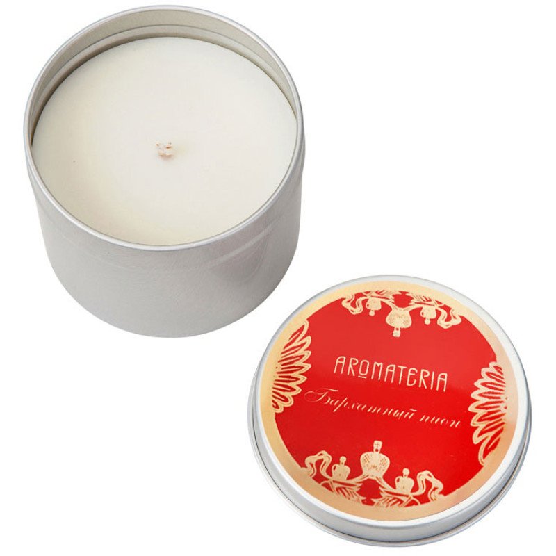 Набор: платок «Кремль – Москва» и свеча «Бархатный пион»