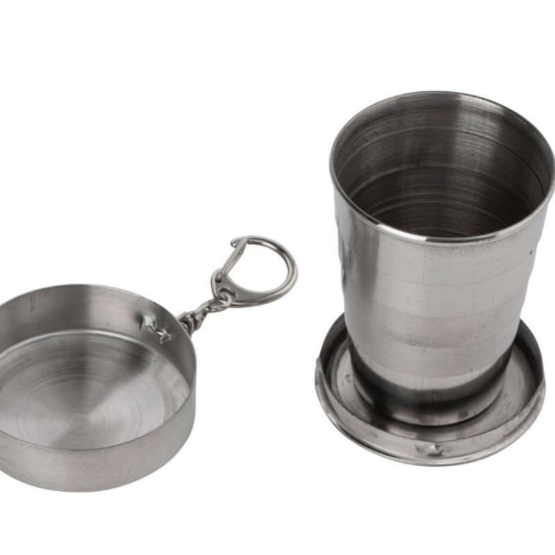 Набор «Подарочный»: фляга 510/2(рыжая кожа), 1,5 л+ 2 стаканчика+нож