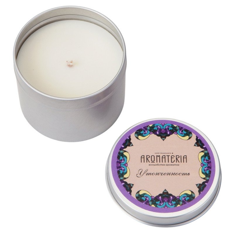 Набор: платок «Каменный цветок» и свеча «Утонченность»