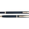 Набор Pierre Cardin коллекция «ПАРА (PEN&PEN)»: ручка шариковая + роллер. Корпус - латунь. Отделка -стальное покрытие. Детали дизайна - позолота. Цвет - черный