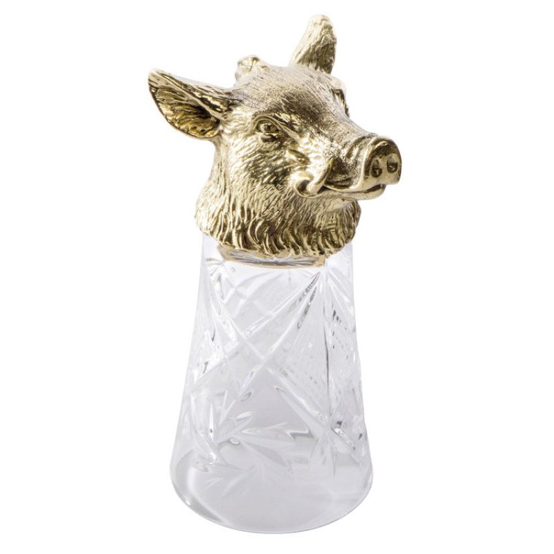 Подарочный набор "Русская охота", темно-коричневый/молочный