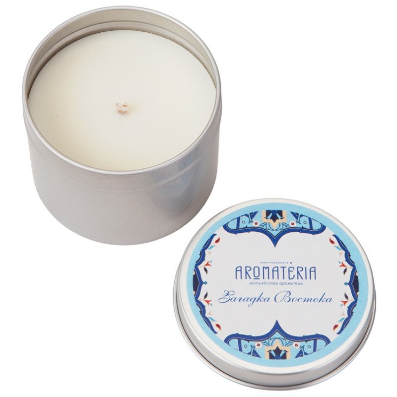 Набор: платок «Арабески» и свеча «Загадка Востока»