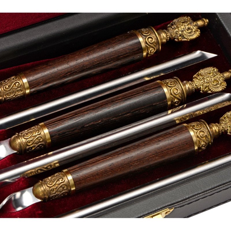 Набор шампуров "Россия"