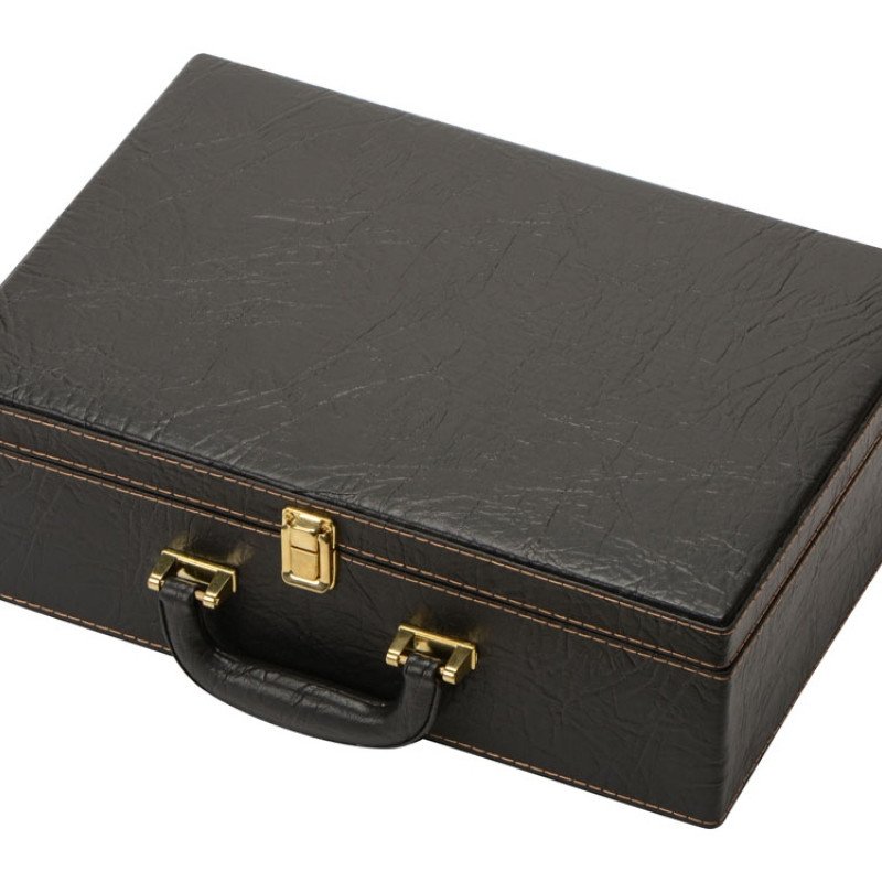 Набор «Подарочный» с многофункциональным ножом, темно-коричневый/бордовый