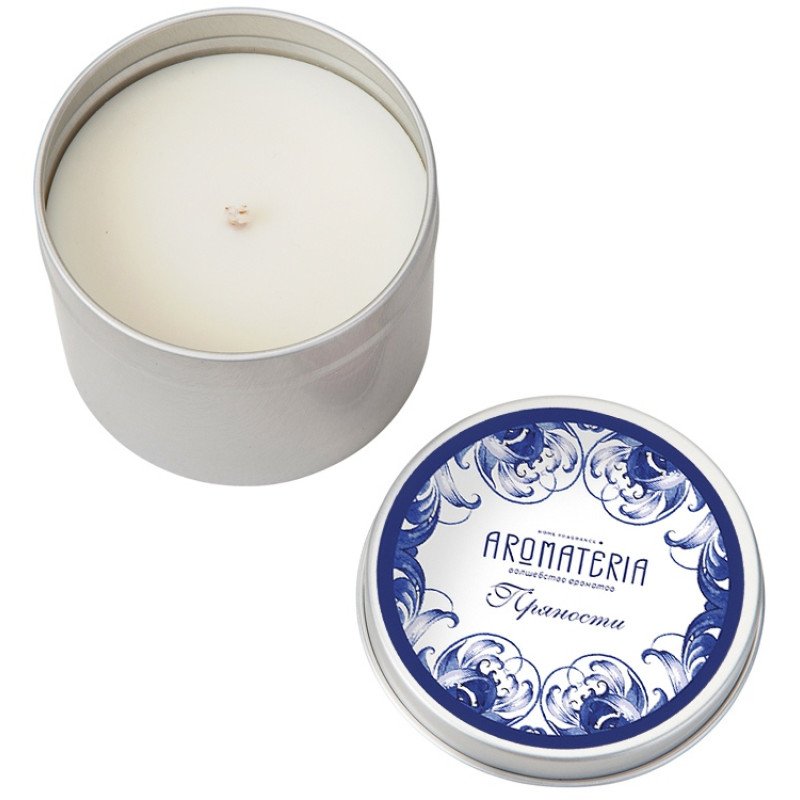 Набор: платок «Гжель» и свеча «Птица счастья»