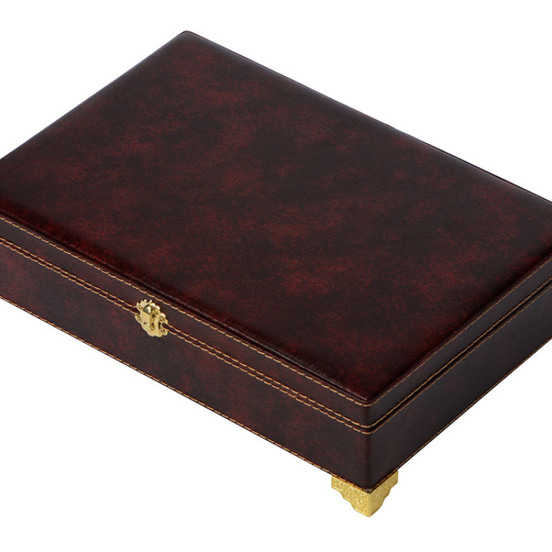 Набор «Подарочный», бордовый/серебристый