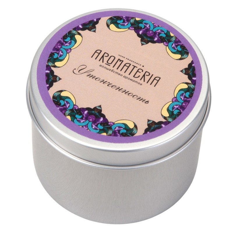 Набор: платок «Каменный цветок» и свеча «Утонченность»