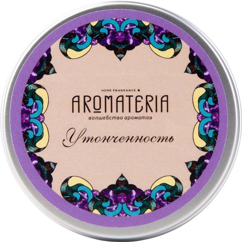 Набор: платок «Каменный цветок» и свеча «Утонченность»