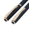 Набор Pierre Cardin коллекция «ПАРА (PEN&PEN)»: ручка шариковая + роллер. Корпус - латунь. Отделка -стальное покрытие. Детали дизайна - позолота. Цвет - черный