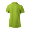 Рубашка поло "First" детская, зеленое яблоко